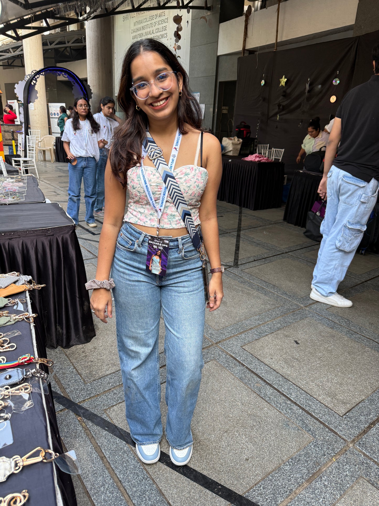 ARROW BLUE BELT WITH POUCH