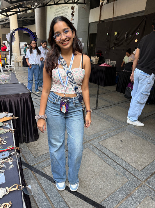 ARROW BLUE BELT WITH POUCH