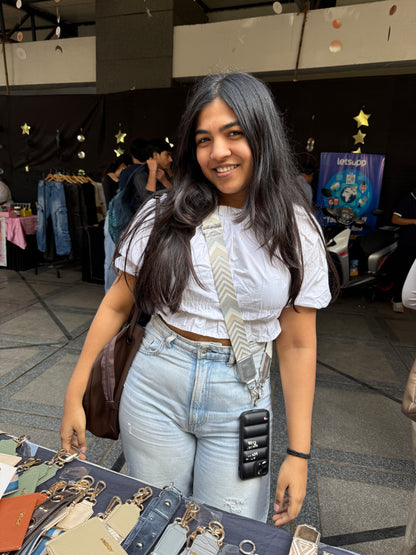 ARROW SILVER BELT WITH POUCH