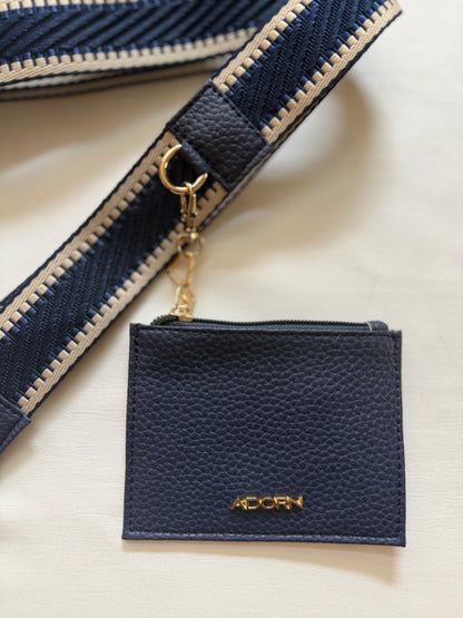 BLOCK BLUE BELT WITH POUCH