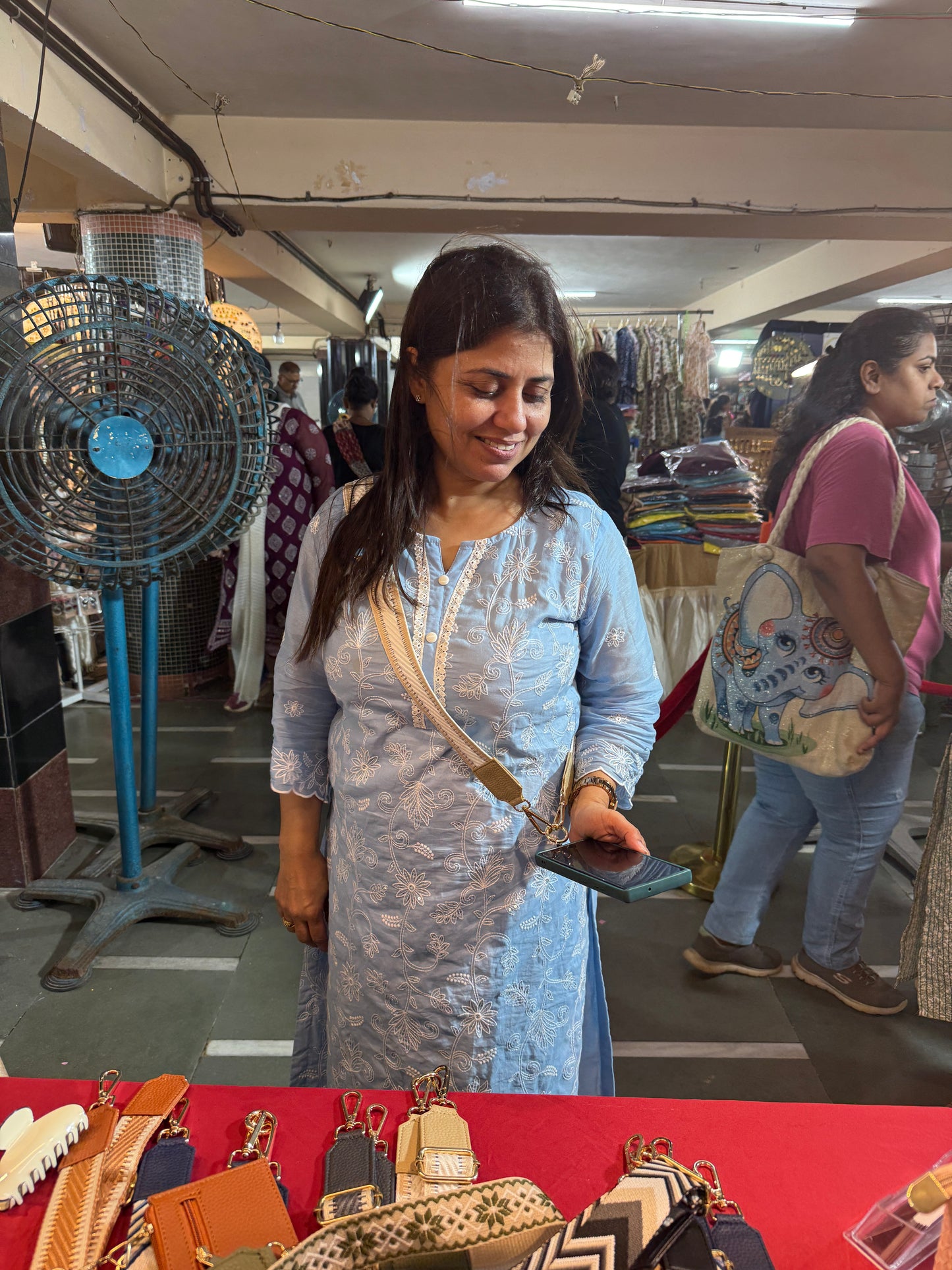 BLOCK WHITE BELT WITH POUCH